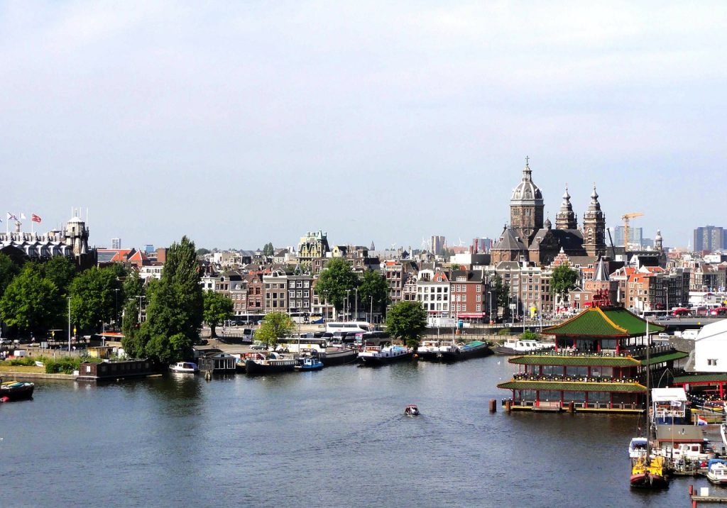 Imagem da baia de Amsterdam Norte.