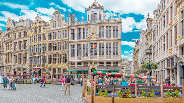 imagem de grote market em Bruxelas
