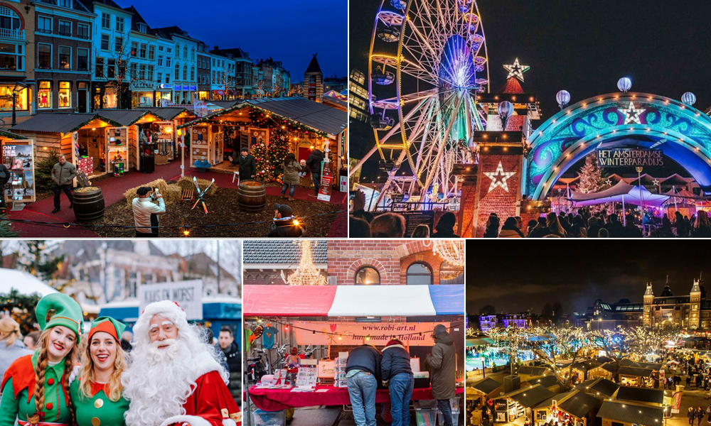 Imagem de 5 feiras de natal na holanda.