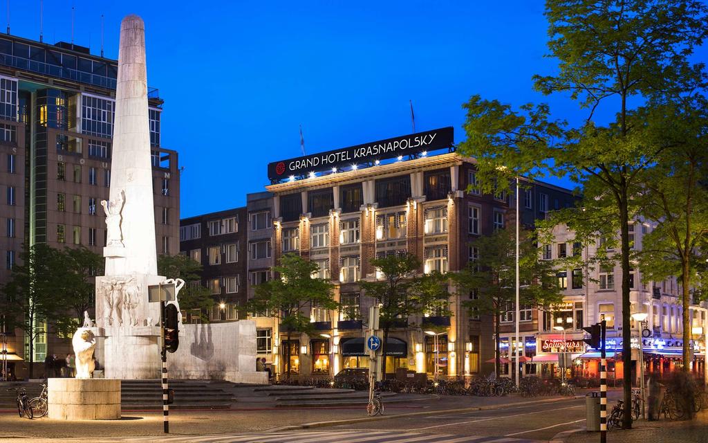 Imagem do Grand Hotel Krasnapolsky, um dos melhores hoteis em Amsterdam
