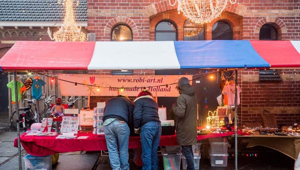 imagem de feira de natal Funky em Amsterdam