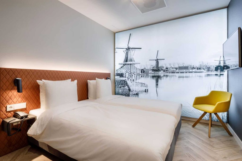 Imagem de um quarto no Hotel New Kit em Amsterdam.