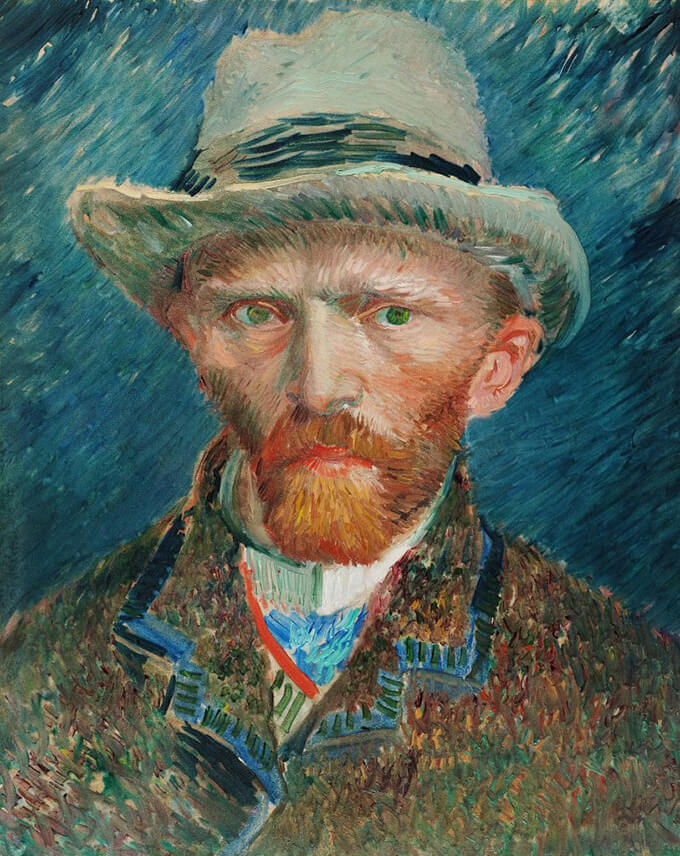 Imagem de pintura de Van Gogh no Rijksmuseum em Amsterdam