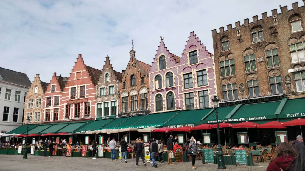 Imagem de predios tipicos de Bruges