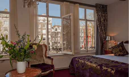 Imagem de um quarto do Ambassade, um hotel no centrod e Amsterdam