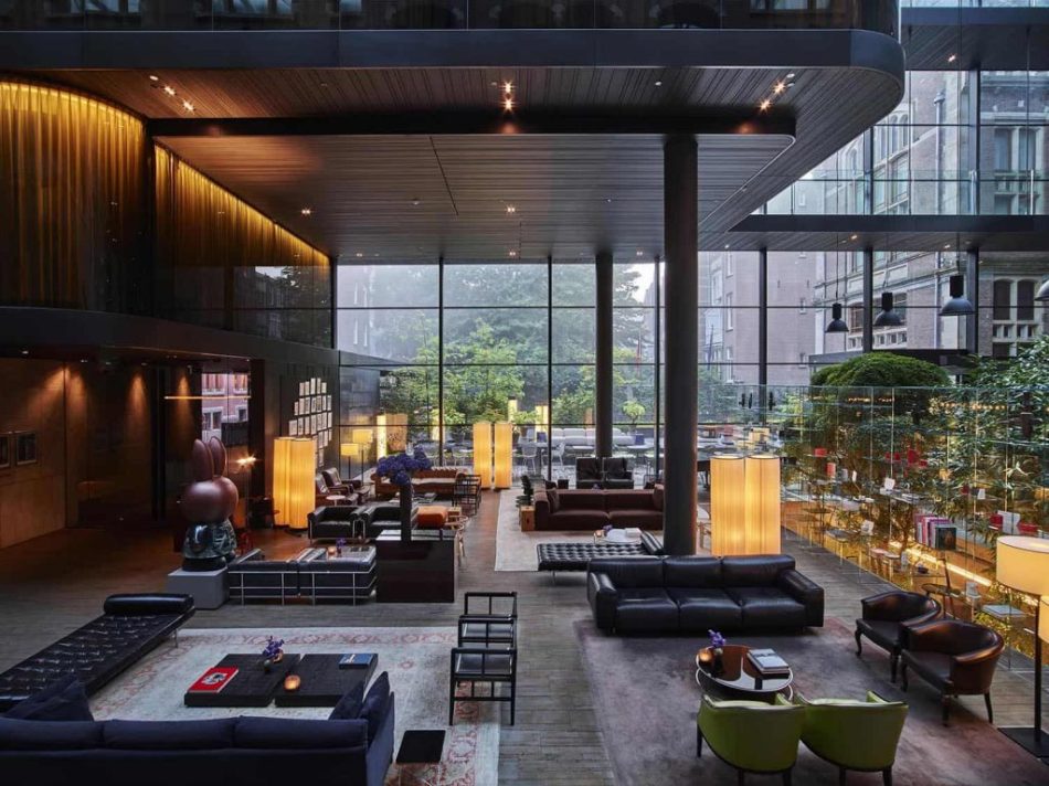 Imagem do Conservatorium Hotel em Amsterdam, um bom exemplo de hospedagem em Amsterdam